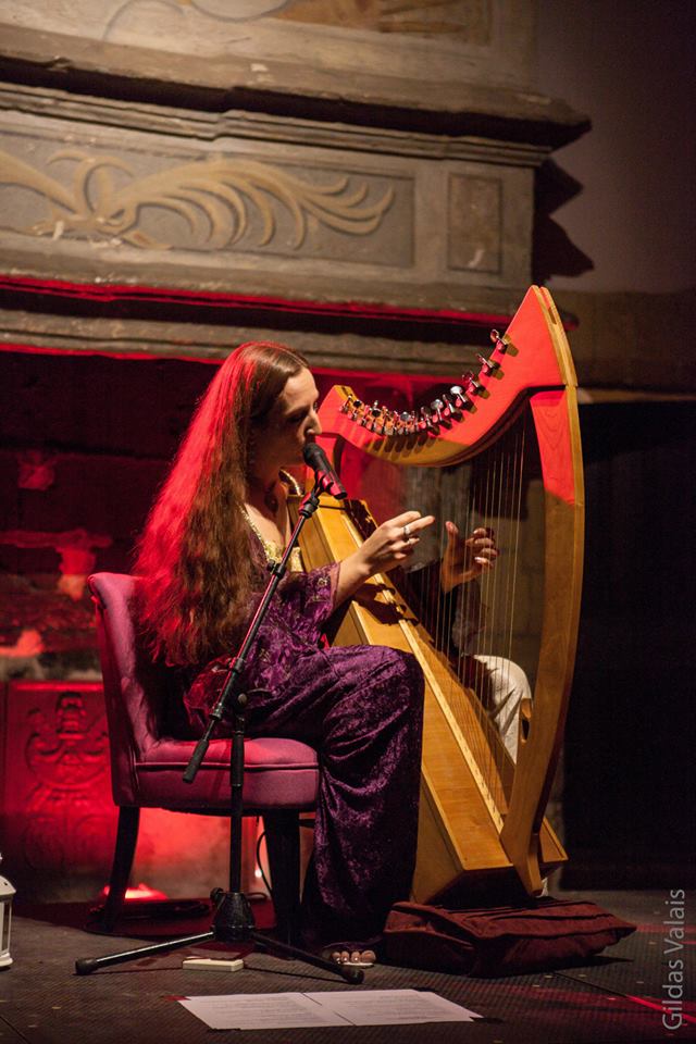 Harpiste celtique